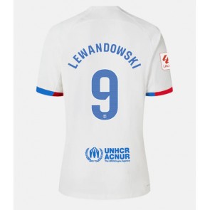 Barcelona Robert Lewandowski #9 Replica Away Stadium Shirt 2023-24 Short Sleeve
